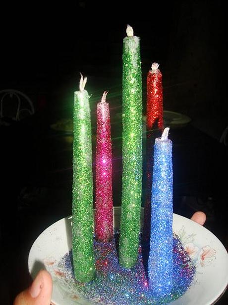 Glitter Candles