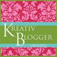 THE KREATIV BLOGGER AWARD!!