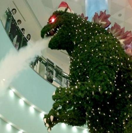 Godzilla Christmas Tree 2