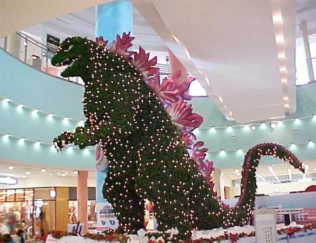 Godzilla Christmas Tree 1