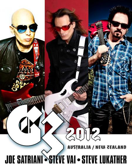 G3 2012 tour poster