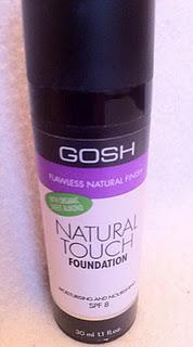 Gosh Natural Touch Foundation Review
