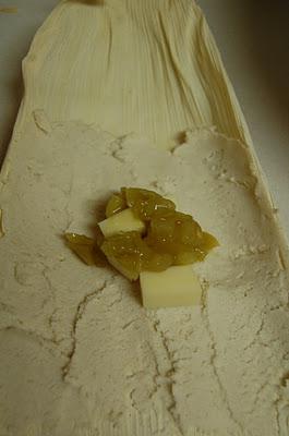 Monterrey Jack and Green Chili Tamales