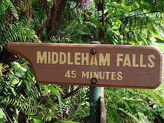 Middleham Falls, Dominica, Caribbean