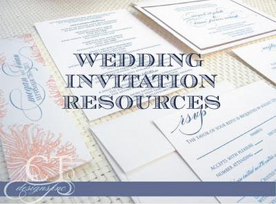 Wedding Invitation Resources