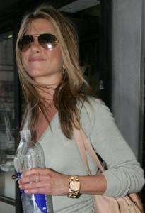 Jennifer Aniston, gentleman's rolex