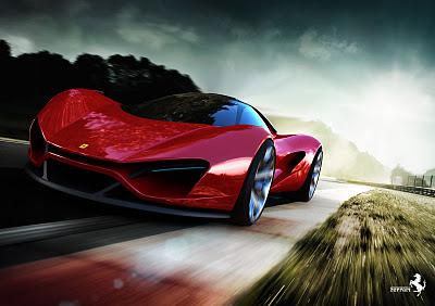 Ferrari design proposal by Samir Sadikhov
