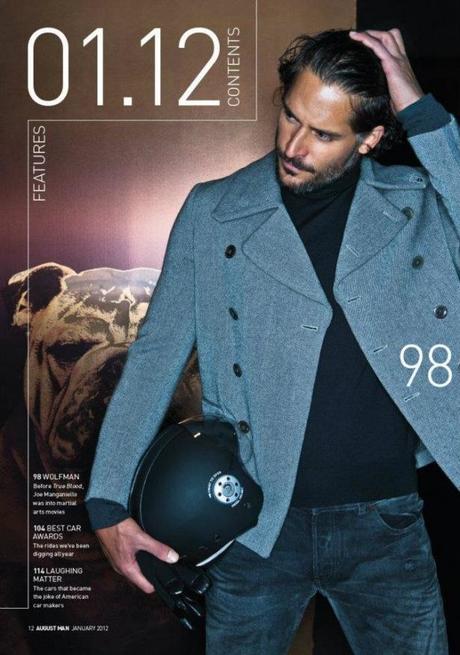 Joe Manganiello in January 2012 August Man Magazine.