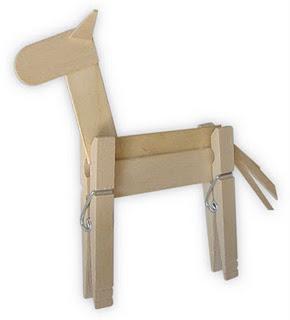 Clothespin Horse