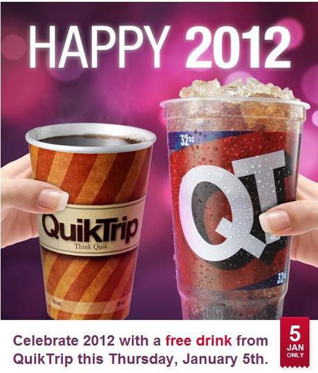 Quik Trip: Free Drink 1/5 Only!