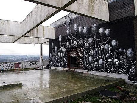 Phlegm Murals in Sheffield