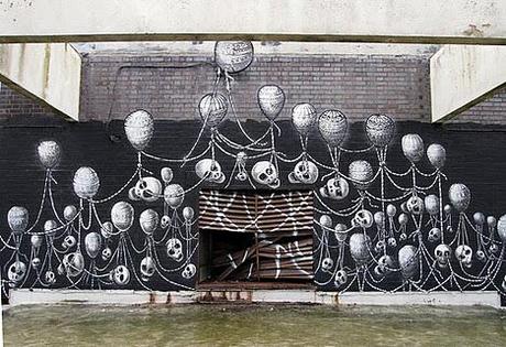 Phlegm Murals in Sheffield