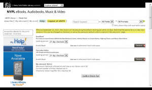 kindle library books checkout period