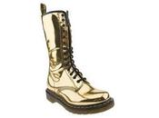 Martens Female Metallic Boot Leather Upper Casual...