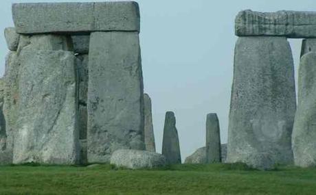 stonehenge bluestones , detail