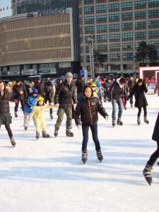 Ice Skating in Seoul