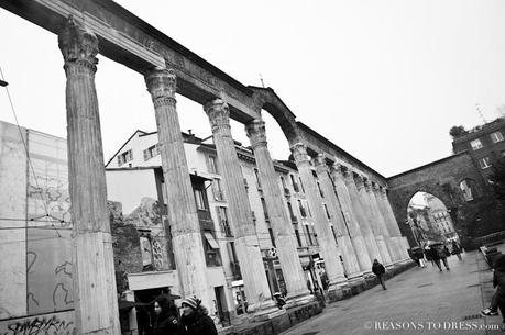 A walk down {Milan} memory lane. Milan,#milan,#visitingmilan,#milano,milano,milan tourism, visiting milan with kids, milano con bambini, where to shop in milan, cheap shopping in milan, vintage shopping in milan, chinese stores in milan, cheap shoppign in italy, where to go in milan, cool aperitivo in milan, where to hangout in milan, where do locals go, where do locals go in milan, the cool areas of milan, hipster area of milan, where do hipsters go in milan, american apparel,#americanapperal, aperitivo in milan, #colonnedisanlorenzo, colonne di san lorenzo, colonne di san lorenzo in milan, saint lorenzo, roman ruins in milan, ancient roman ruins in milan, corso ticinese,#ticinese, #corsoticinese, vintage shopping in italy,#vintage