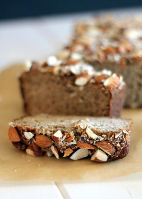 Bakerita’s Top 14 Recipes of 2014 Almond Banana Bread from Bakerita.com | A delicious recipe that's gluten-free, refined sugar free, and paleo.