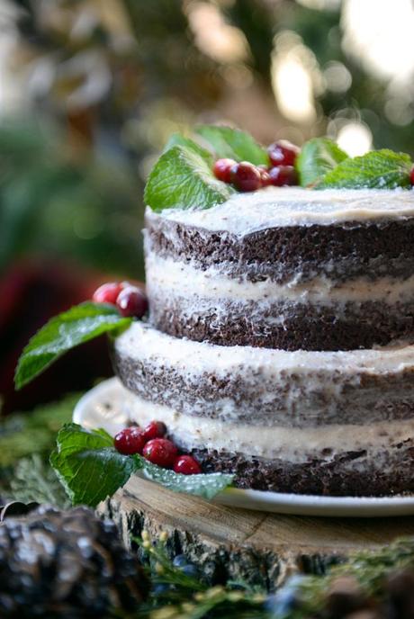 Chocolate Gingerbread Layer Cake