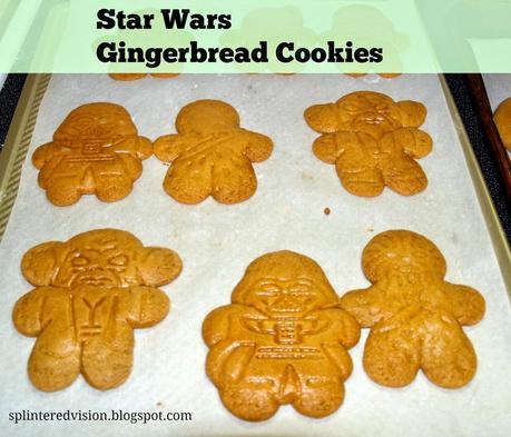 Star Wars Gingerbread Cookies and Christmas Wrap Up