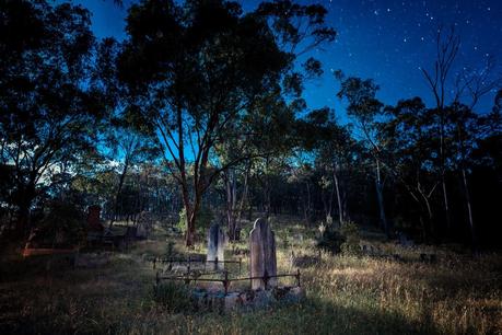 queenstown cemetery smiths gully moonlight