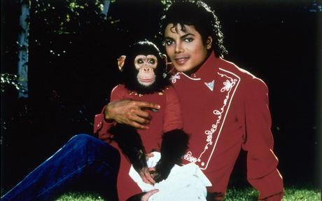 Best Of 2014 MICHAEL JACKSON WITH 'BUBBLES' HIS CHIMPANZEE
