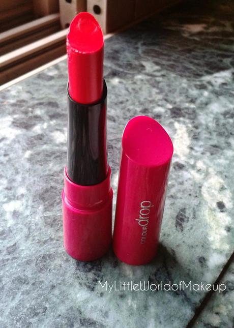 Oriflame Colour Drop Lipstick in Liquid Red Review & Swatches