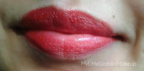 Oriflame Colour Drop Lipstick in Liquid Red Review & Swatches