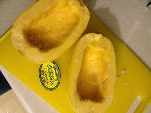 Spaghetti Squash Marinara from The Pippi Narrative