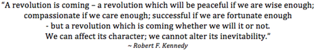 Robert Kennedy on the coming revolution