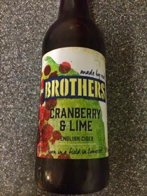 Today's Review: Brothers Cranberry & Lime Cider