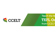 $100 Discount CCELT's Online TEFL Course January 2015