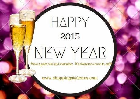 Shopping, Style and Us wishes you all a very Happy New year 2015.