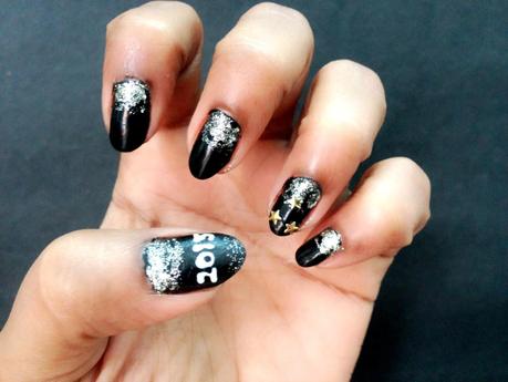 New Year Nail Art