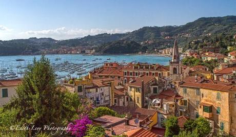 Lerici; Italy; Liguria; harbour; La Spezia; town; Bay of Poets