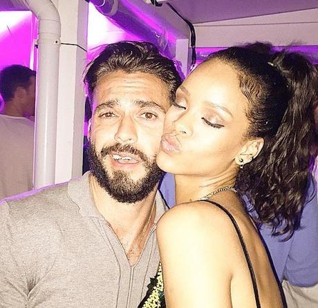 Rihanna Parties It Up In St. Barts For NYE