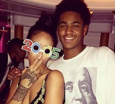 Rihanna Parties It Up In St. Barts For NYE