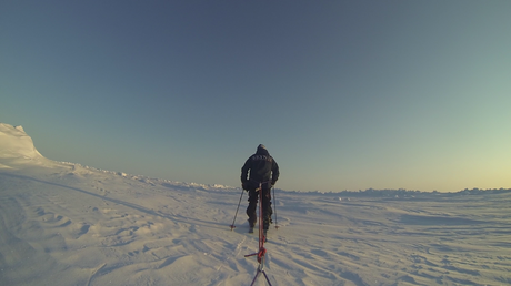 Antarctica 2014: Skier Evacuated From the Ice