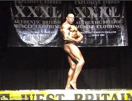 the body builder who once bowled fast too ... David Lawrence !!