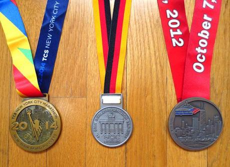 World Marathon Majors (New York, Berlin & Chicago) medals