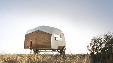 Hutte Hut prefab trailer exterior