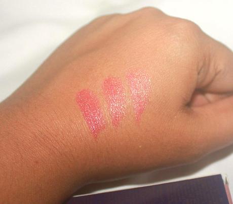 Oriflame The ONE Colour Unlimited Lipstick - (Shade - Fuchsia Excess, Pink Unlimited, Absolute Blush): Review, Swatch, LOTD