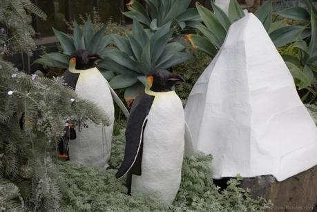 Penguins in the Silver Garden - Christmas at Longwood Gardens © 2014 Patty Hankins