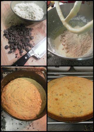 Hazelnut cake-collage3