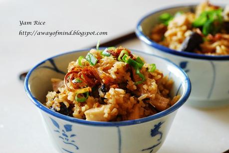 Yam Rice (Taro Rice 芋头饭）