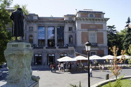 Front of Prado Museum in Madrid