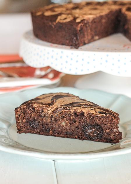 This Banana Cocoa Cake with Almond Butter Swirl will satisfy your chocolate cravings without breaking your diet. This cake is Paleo, gluten-free, sweetened almost entirely with bananas, and healthy enough for breakfast!