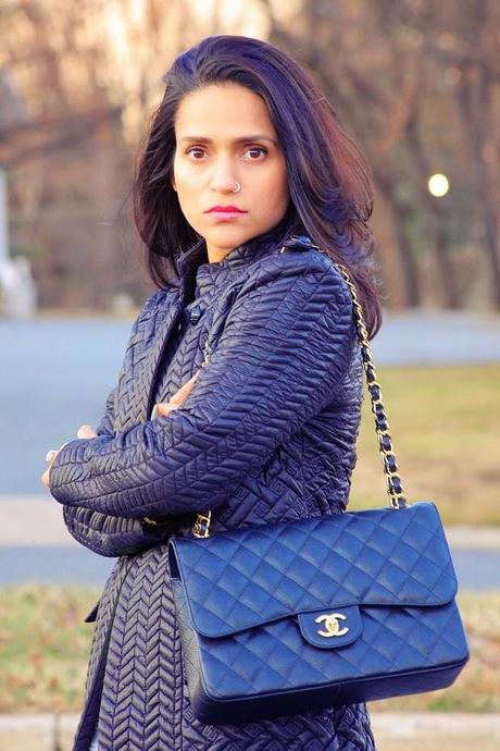 Jacket - Francesca's, Sweater - Villa, Jeans - Joe's, Boots - Donald J. Pliner, Grey Ring - Shop Jami Necklace - via Rocksbox, Tanvii.com