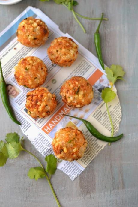 Sabudana Vada (Lower fat version)