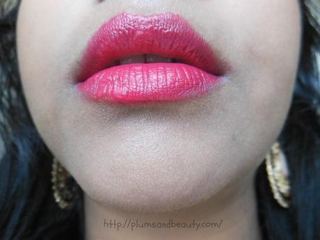 L'Oreal Infallible Le Rouge Lipstick Forever Fuchsia : Review, Swatch, FOTD, LOTD